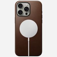 Nomad Modern Leather Case für das iPhone 15 Pro Max - Braun