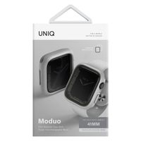 Uniq Moduo Apple Watch Hülle mit austauschbarem Rahmen für die Apple Watch 4-9 / SE - 40/41 mm - Chalk (Chalk/Stone Grey)