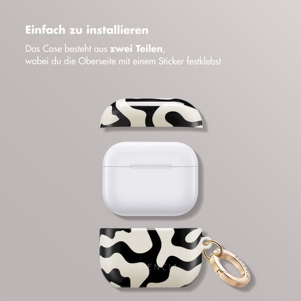 Selencia Vivid Case Apple AirPods 3 - Art Wave Black