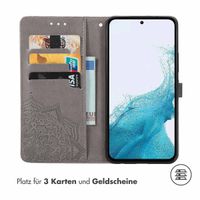 imoshion Mandala Klapphülle für das Samsung Galaxy A54 (5G) - Grau