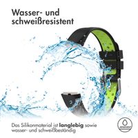 imoshion Silikonband Sport für das Fitbit Luxe - Schwarz/Grün