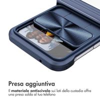 imoshion Back Cover mit Kameraschieber Samsung Galaxy Z Flip 4 - Dunkelblau
