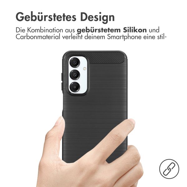 imoshion Brushed Back Cover für das Samsung Galaxy A16 5G - Schwarz