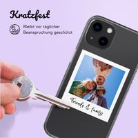 Personalisierte Hülle mit Polaroid iPhone 12 (Pro) - Transparent