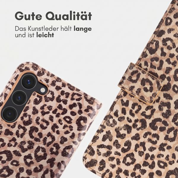 imoshion Design Klapphülle Samsung Galaxy S23 - Leopard Mood
