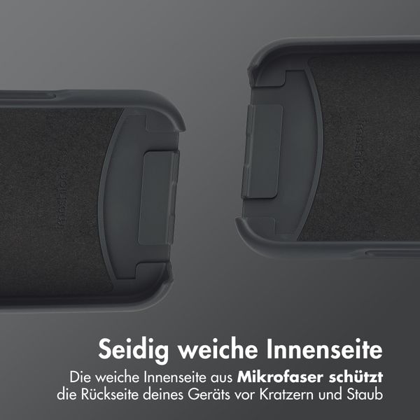 imoshion Color Backcover mit abtrennbarem Band MagSafe für das iPhone 16 - Black