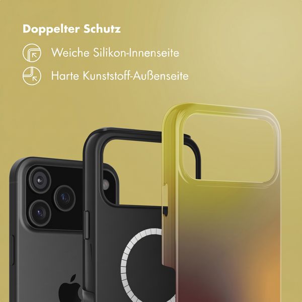 Selencia Vivid Rückabdeckung mit MagSafe Apple iPhone 18 Pro / 17 Pro - Gradient Olive Dust