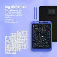imoshion LCD-Zeichentablett für Kinder - Mit Farbbildschirm und 2 Stiften - Cobalt Blue
