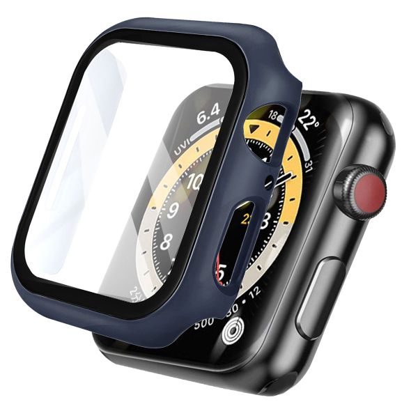 imoshion Full Cover Hard Case für Apple Watch Series 7 / 8 / 9 - 41 mm - Dunkelblau