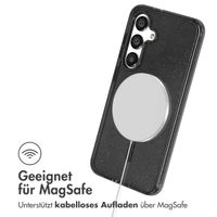 imoshion Sparkle Back Cover mit MagSafe für das Samsung Galaxy S25 - Glitzer Schwarz
