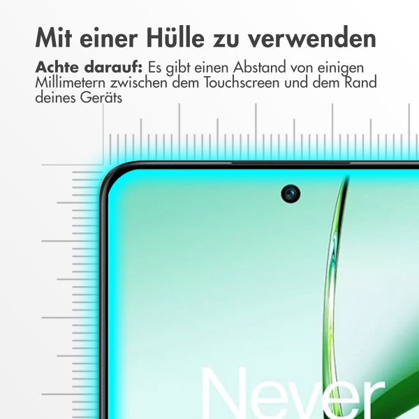 Accezz Screen Protector aus gehärtetem Glas OnePlus Nord CE 4