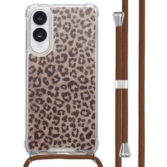 imoshion Design Hülle mit Band Samsung Galaxy S25 Edge - Leopard Mood