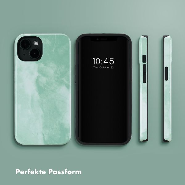 Selencia Vivid Rückabdeckung mit MagSafe Apple iPhone 14 - Marble Grayed Jade