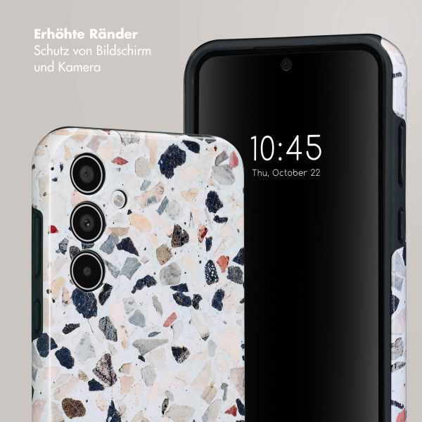 Selencia Vivid Tough Back Cover für das Samsung Galaxy A35 - Chic Terazzo