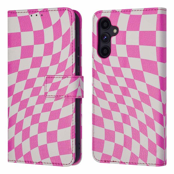 imoshion ﻿Design Klapphülle für das Samsung Galaxy A34 (5G) - Retro Pink