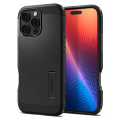 Spigen Tough Armor Backcover MagSafe Apple iPhone 16 Pro - Schwarz