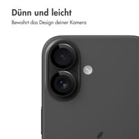 imoshion 2er-Pack Objektivschutz für Kamera für das Apple iPhone 17 / 16 / 16 Plus - Schwarz