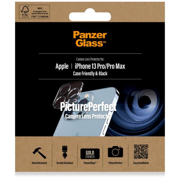 PanzerGlass Kameraprotektor aus Glas für das iPhone 13 Pro / 13 Pro Max