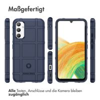 imoshion Rugged Shield Backcover für das Samsung Galaxy A34 (5G) - Dunkelblau