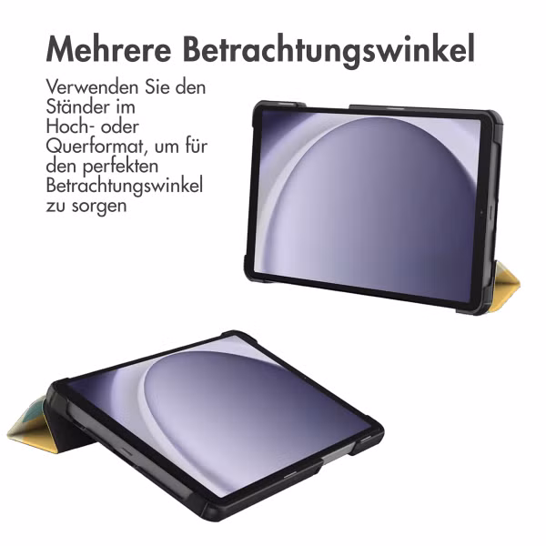 imoshion Design Trifold Klaphülle Samsung Galaxy Tab A11 / A9 8.7 Zoll - Citrus Dream