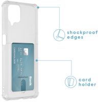 imoshion Soft Case Back Cover mit Kartenfach Samsung Galaxy A12 - Transparent