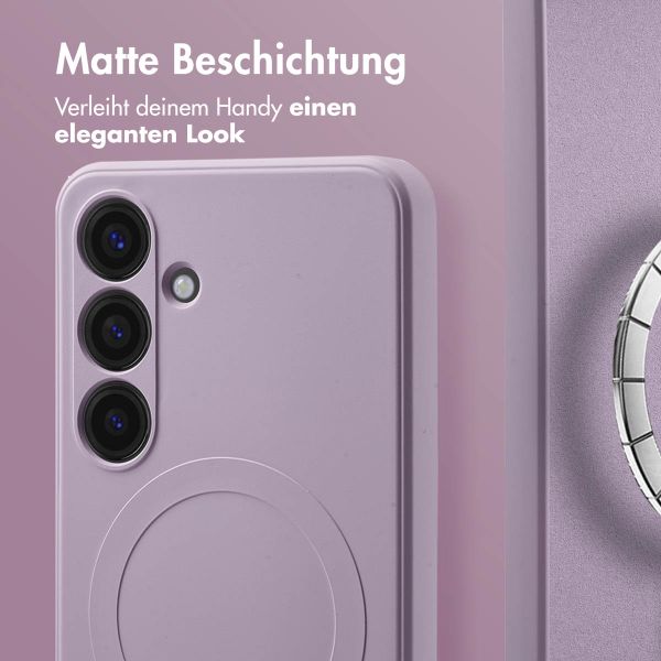 imoshion Color Back Cover mit MagSafe für das Samsung Galaxy S24 - Violett