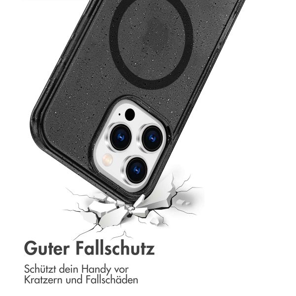 imoshion Sparkle Back Cover mit MagSafe Apple iPhone 16 Pro - Glitter Schwarz