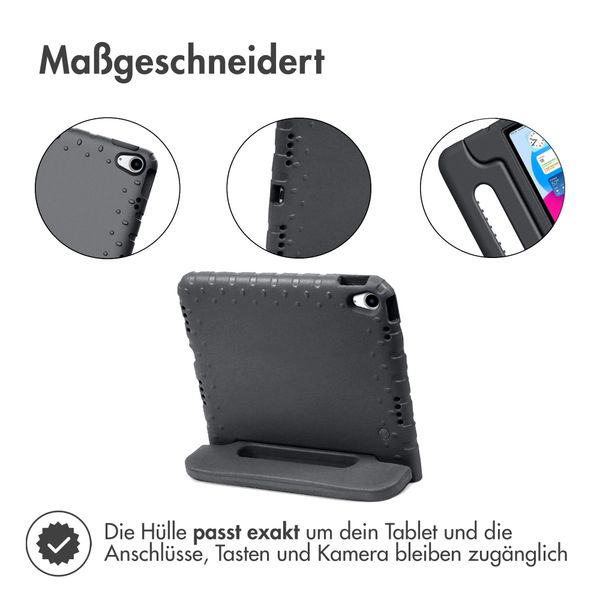 imoshion Schutzhülle mit Handgriff kindersicher Apple iPad 11 (2025) 11 Zoll / iPad 10 (2022) 10.9 Zoll - Schwarz