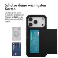 imoshion Backcover mit Kartenfach Apple iPhone 17 Pro - Schwarz