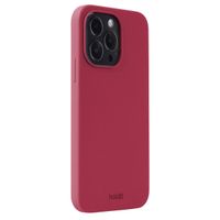 Holdit Silicone Case für das iPhone 15 Pro Max - Red Velvet