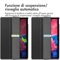 imoshion Trifold Klapphülle Lenovo Tab P11 / P11 Plus - Schwarz