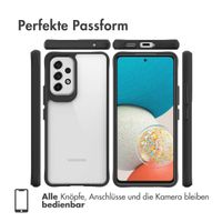 imoshion Rugged Hybrid Case für das Samsung Galaxy A53 - Schwarz / Transparent