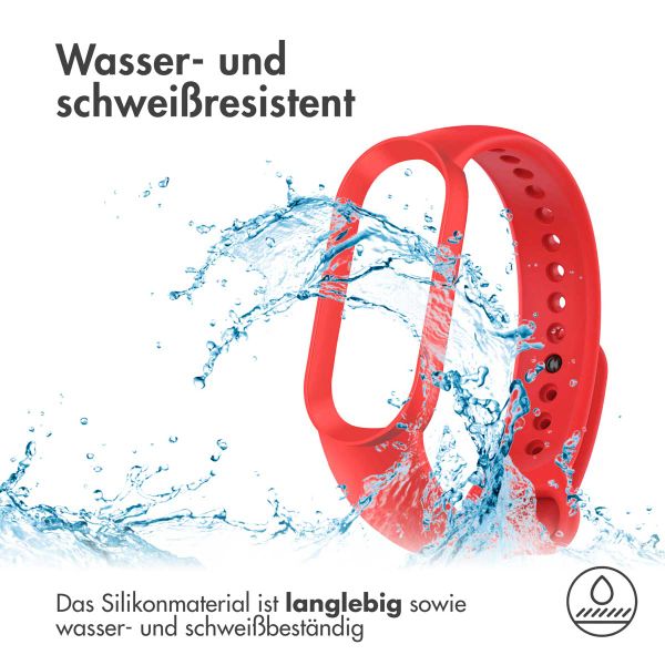 imoshion Silikonarmband für das Xiaomi Mi Band 5 / 6 - Rot