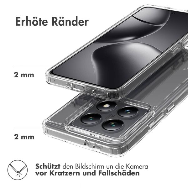 Accezz Xtreme Impact Case für das Xiaomi 14T Pro - Transparent