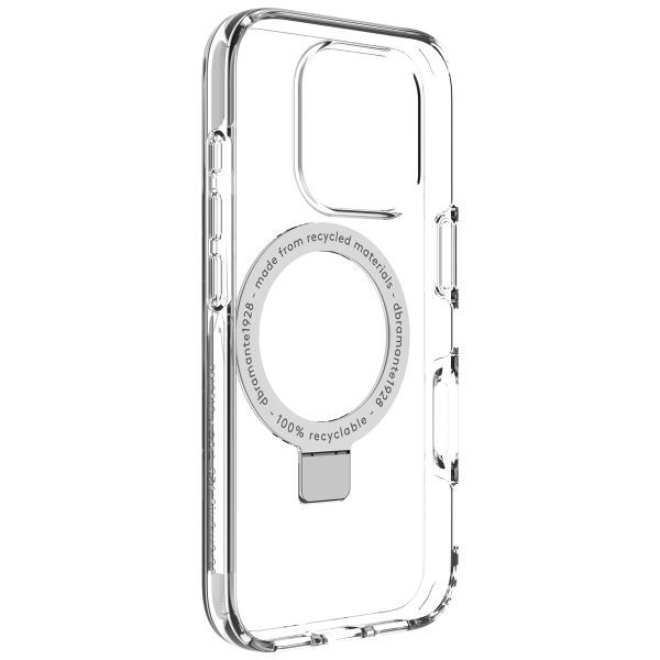 dbramante1928 Iceland Ultra D3O Back Cover mit MagSafe Stand Apple iPhone 16 Pro - Clear
