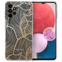 imoshion Design Hülle Samsung Galaxy A13 (4G) - Golden Leaves Transparent
