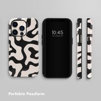 Selencia Vivid Back Cover Apple iPhone 14 Pro - Art Wave Black