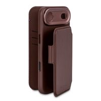 Decoded 2 in 1 Leather Klapphülle MagSafe Apple iPhone Air - Chocolate Brown