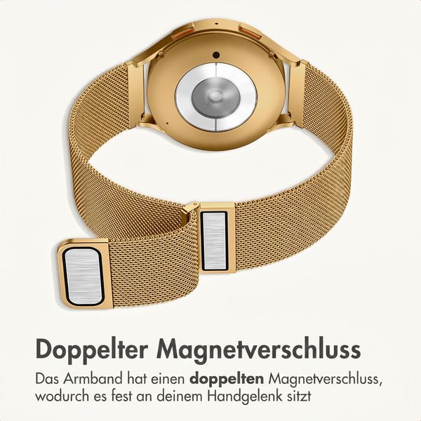 imoshion Mailändische Magnetarmband -   Universelle 18 mm Anschluss - Gold