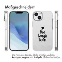 imoshion Design Hülle für das iPhone 14 - Live Laugh Love