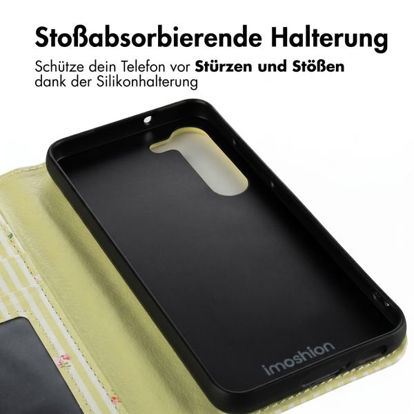 imoshion Design Klapphülle Samsung Galaxy S23 - Garden Stripes