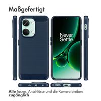 imoshion Brushed Back Cover für das OnePlus Nord 3 - Dunkelblau