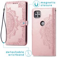 imoshion Mandala Klapphülle Motorola Moto G 5G - Roségold