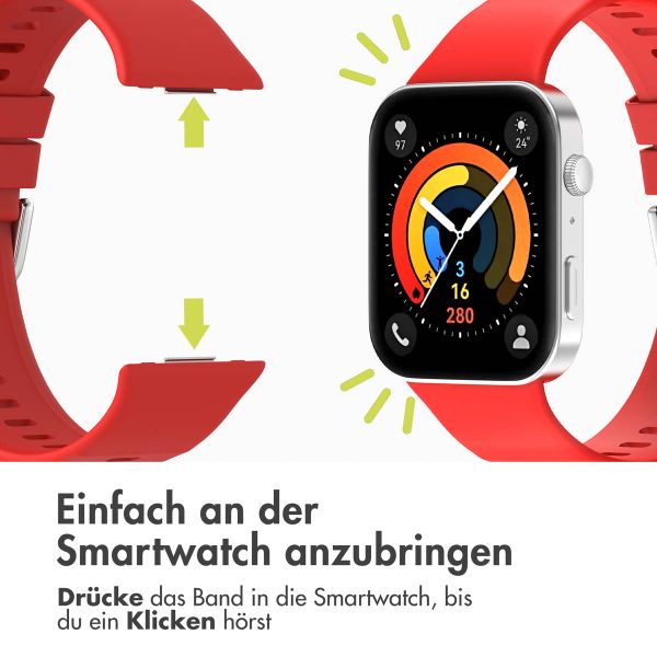 imoshion Silikonarmband für das Huawei Watch Fit 3 - Rot