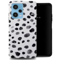 Selencia Vivid Back Cover Xiaomi Redmi Note 12 Pro (5G) - Trendy Leopard