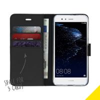 Accezz Schwarzes Wallet TPU Klapphülle für das Huawei P10 Lite