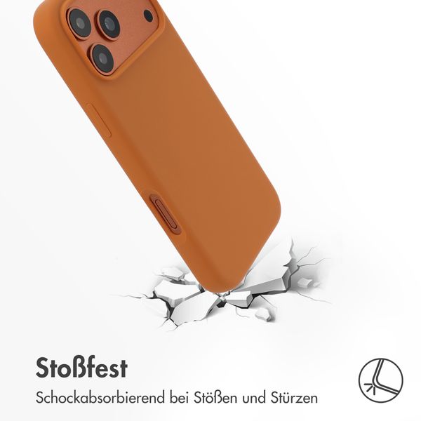 Accezz Liquid Silikoncase mit MagSafe Apple iPhone 17 Pro Max - Sunset Daisy