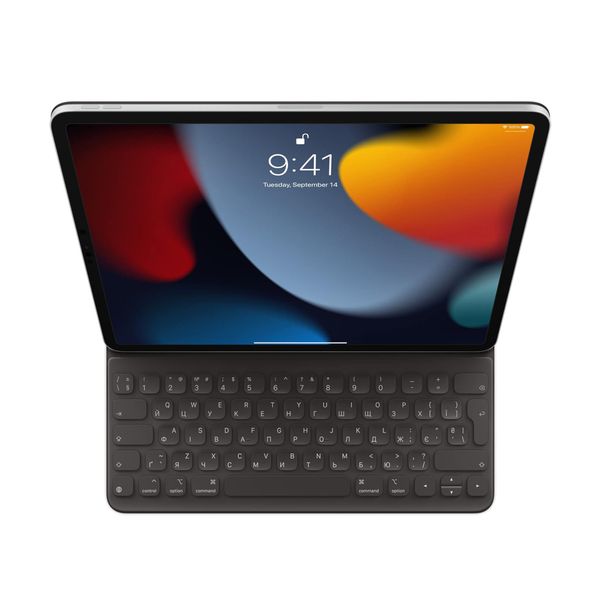 Apple Smart Folio Keyboard Apple iPad Air 13 Zoll (2025) M3 / (2024) M2 / iPad Pro 12.9 (2018/2020/2021/2022) - ukrainian - Schwarz