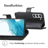 imoshion Luxuriöse Klapphülle Samsung Galaxy S22 Plus - Schwarz