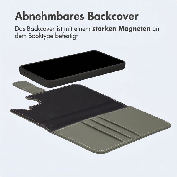imoshion Herausnehmbare 2-in-1 Luxus-Bookcase Samsung Galaxy A37 (5G) - Grün